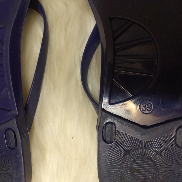 Ted Baker Jelly Toe Thong Blue Sandals - Picture 5 of 5